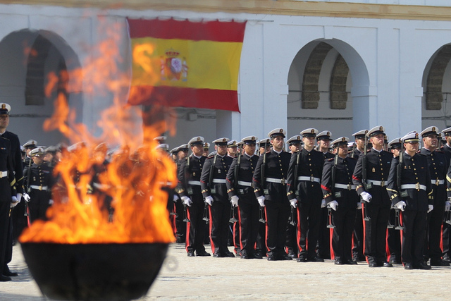 Tercio de Armada (TEAR) en San Fernando, Cádiz.