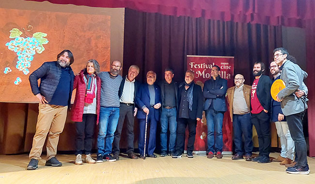 Premiados y organizadores del IV Festival de Microcine de Montilla